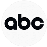 The ABC logo consists of the letters 'ABC' in black font enclosed within a circular shape, representing the brand's identity.
