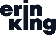 Erin King Navy Blue Logo featured on Erin King- Best Keynote Speaker website.