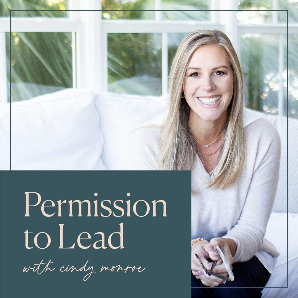 Cindy Monroe, Socialite Agency CEO, Promotional Infographics for Permission to Lead podcast.